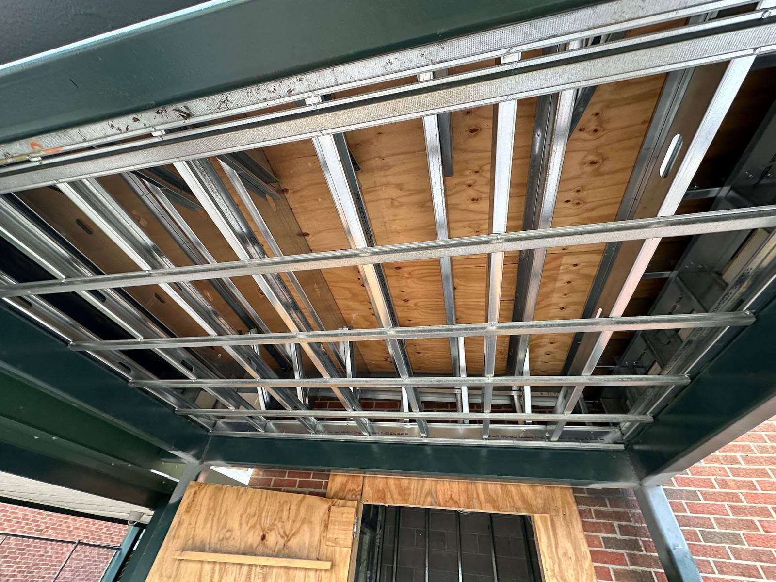 Metal framing and DensGlass work at the Nashua school — photo 4